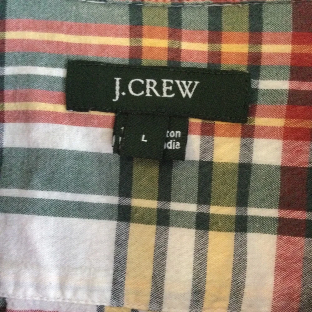 J. Crew crew madras